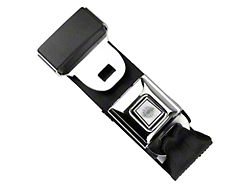 RetroBelt 2-Point Starburst Push Button Lap Seat Belt with Hardware Kit; 75-Inch Long (Universal; Some Adaptation May Be Required)