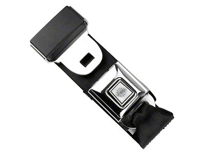 Drake Muscle Cars Seat Belts 2 Point Push Button 67-73 Mustang