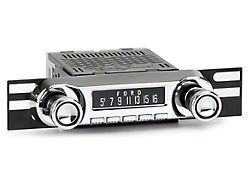 RetroSound Huntington Motor 1 Radio with Chrome Metal Knobs (67-77 Bronco)