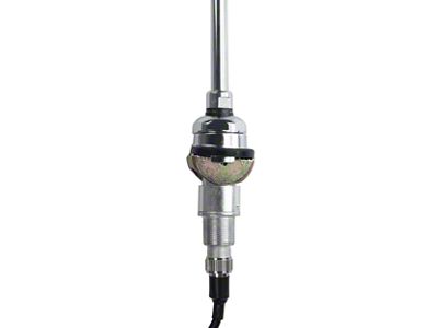 RetroSound Replacement Antenna with Semi-Collapsible Mast; Chrome (1969 Camaro)