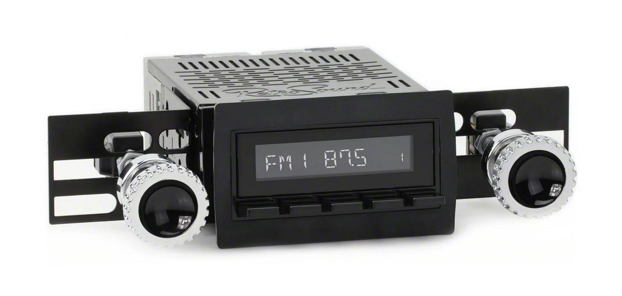 RetroSound Ecklers RetroRadio Motor 1 Radio with Black Face, Black ...