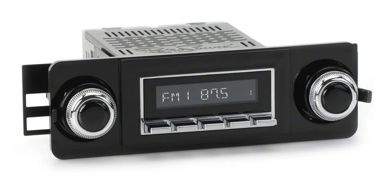 RetroSound Ecklers RetroRadio Motor 4 Radio with Chrome Face, Black ...