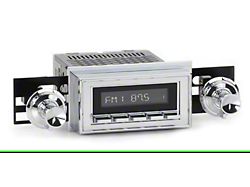 RetroSound RetroRadio Motor 2 Radio with Chrome Face, Chrome Push Buttons, Installation Bezel and Knobs (61-62 Corvette C1)