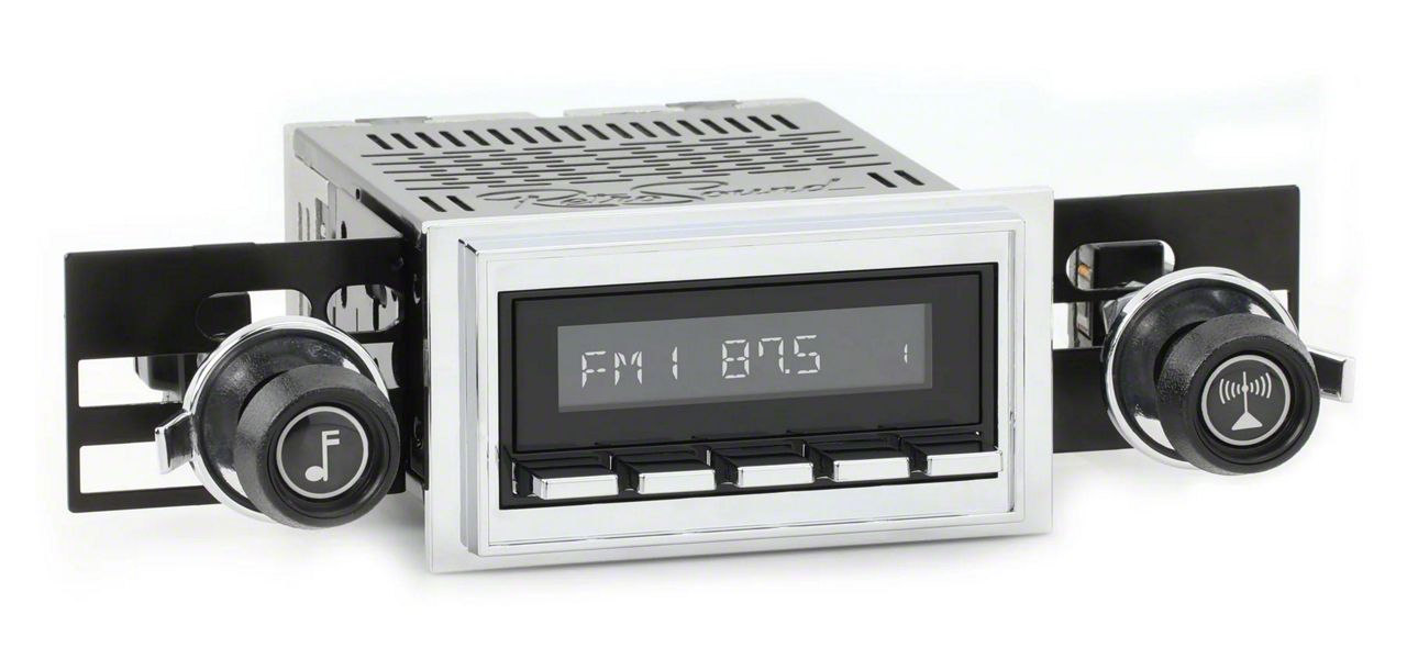 RetroSound Ecklers RetroRadio Motor 4 Radio with Black Chrome Face ...