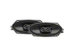 RetroSound 4x10-Inch Triax Stereo Speakers with Standard Magnets; Rear Package Tray (78-88 Monte Carlo)