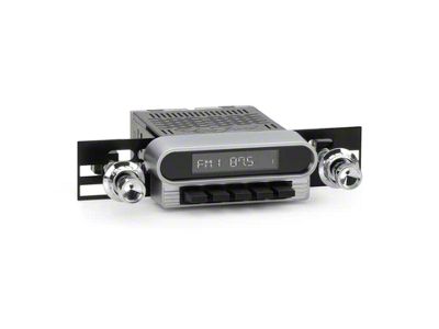 RetroSound Monterey Motor 1 Radio with Black Push Buttons and Knobs (60-61 Fairlane)