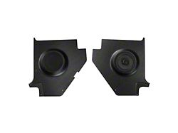 RetroSound Kick Panels with Standard Speakers; Black (60-65 Ranchero)