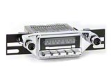 RetroSound Detroit Motor 1 Radio with Black Dot Metal Knobs (64-66 Mustang)