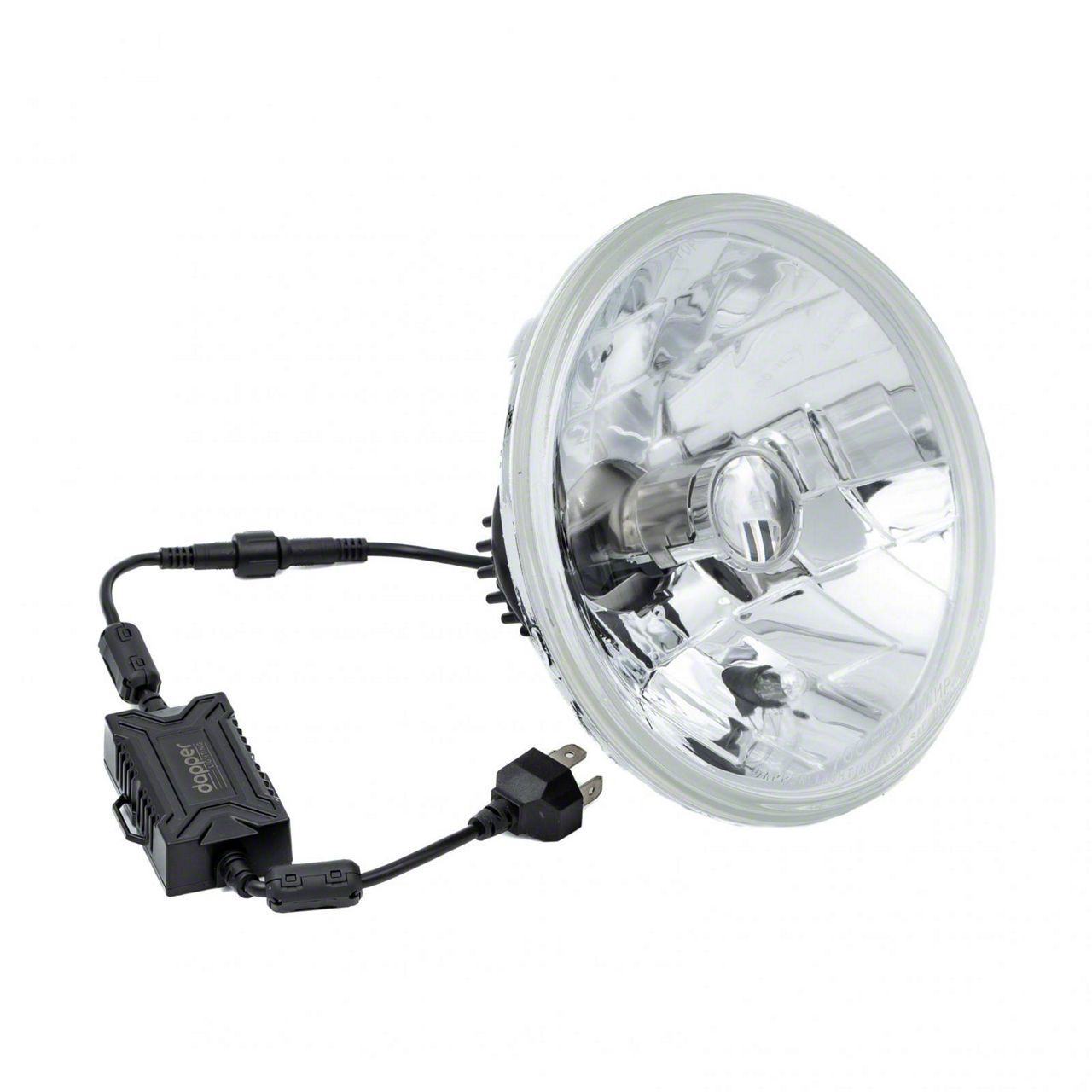Ecklers 7-Inch OE7 LED Headlights; Chrome Housing; Clear Lens