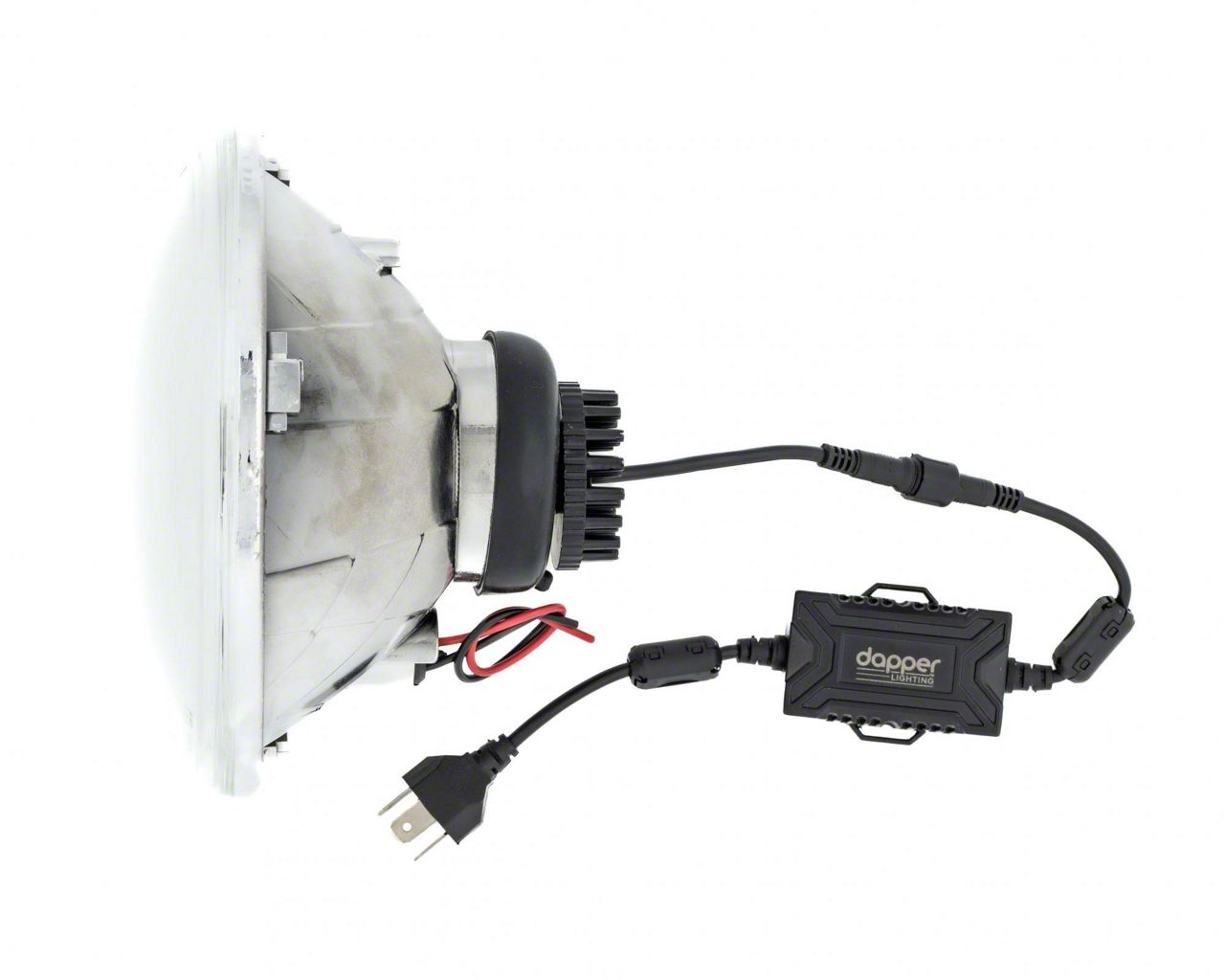 Ecklers 7-Inch OE7 LED Headlights; Chrome Housing; Clear Lens