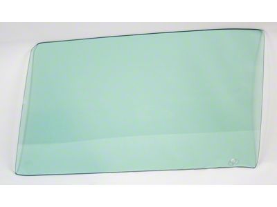 Door Glass; Green Tint; Driver Side (1967 Camaro)