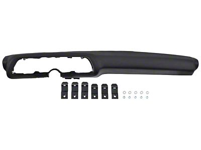 OE-Style Reproduction Dash Pad; Black (70-78 Camaro w/o A/C)