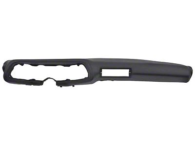 OE-Style Reproduction Dash Pad; Black (70-78 Camaro w/ A/C)