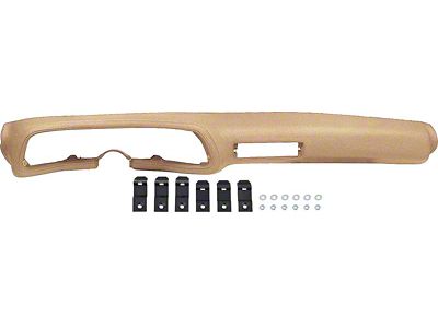 OE-Style Reproduction Dash Pad; Camel Tan (70-78 Camaro w/ A/C)