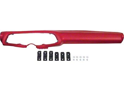 OE-Style Reproduction Dash Pad; Firethorn/Flame Red (70-78 Camaro w/o A/C)