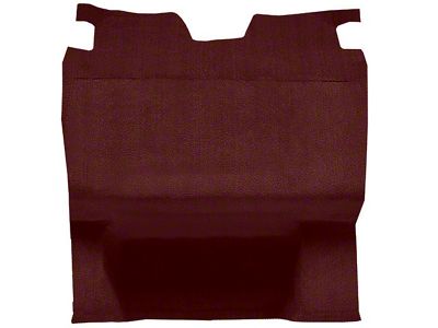 Rear Cargo/Hatch Area Cutpile Carpet with Mass Backing; Maroon (82-84 Camaro)