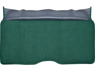 Rear Fold Down Seat Loop Carpet; Aqua/Turquoise (1967 Camaro)