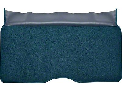 Rear Fold Down Seat Loop Carpet; Dark Blue (1967 Camaro)