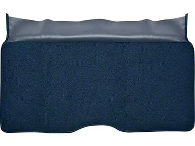 Rear Fold Down Seat Loop Carpet; Dark Blue (68-69 Camaro)