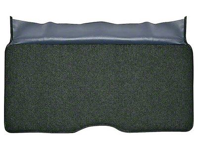 Rear Fold Down Seat Loop Carpet; Dark Green (68-69 Camaro)