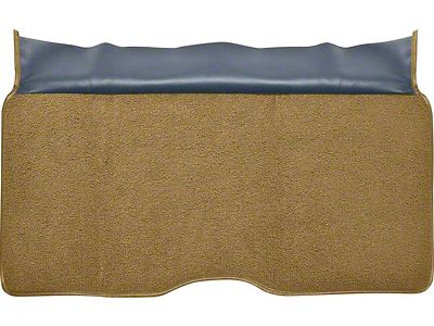 Rear Fold Down Seat Loop Carpet; Gold (1967 Camaro)