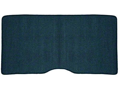 Rear Fold Down Seat Loop Carpet; Medium Blue (68-69 Camaro)