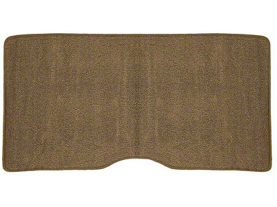 Rear Fold Down Seat Loop Carpet; Medium Saddle (68-69 Camaro)