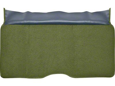 Rear Fold Down Seat Loop Carpet; Moss Green (68-69 Camaro)