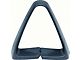 Triangle Bucket Seat Belt Guide; Dark Blue (73-81 Camaro)