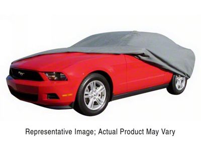 Universal Easyfit Car Cover; Gray (91-92 Camaro)