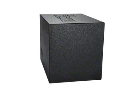 Rhino Box Single 15-Inch Slot Ported Subwoofer Box; Poly Coated (Universal; Some Adaptation May Be Required)