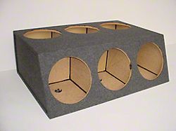 Rhino Box 6 x 12-Inch Subwoofer Box; Carpeted (84-96 Corvette C4)