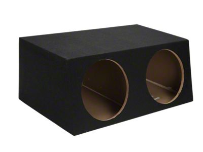 Rhino Box Dual 12-Inch Subwoofer Box; Carpeted (84-96 Corvette C4)