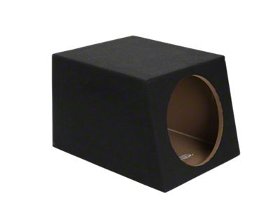 Rhino Box Single 12-Inch Subwoofer Box; Carpeted (84-96 Corvette C4)
