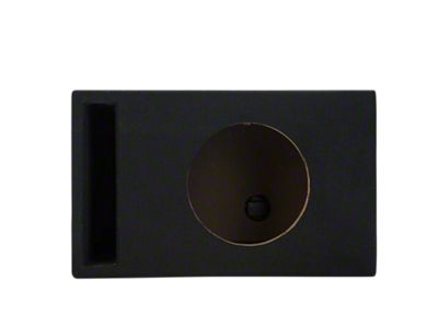 Rhino Box Single 8-Inch Slot Ported Subwoofer Box; Carpeted (Universal; Some Adaptation May Be Required)