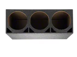 Rhino Box Triple 15-Inch Double Ported Subwoofer Box; Carpeted (Universal; Some Adaptation May Be Required)