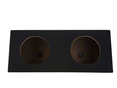 Rhino Box Dual 10-Inch Subwoofer Box; Carpeted (82-92 Firebird)
