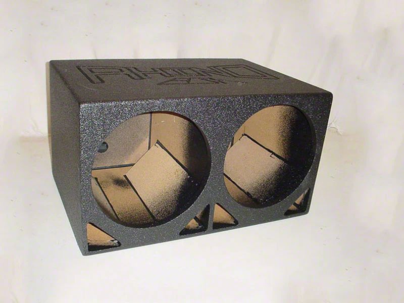 Ecklers Dual 15-Inch Double Ported Subwoofer Box; Poly