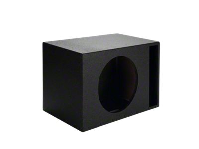 Rhino Box Single 10-Inch Slot Ported Subwoofer Box; Poly Coated (Universal; Some Adaptation May Be Required)