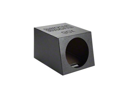 Rhino Box Single 10-Inch Subwoofer Box; Poly Coated (82-92 Firebird)