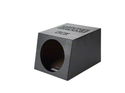 Rhino Box Single 12-Inch Subwoofer Box; Poly Coated (82-92 Firebird)