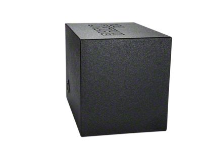 Rhino Box Single 15-Inch Slot Ported Subwoofer Box; Poly Coated (Universal; Some Adaptation May Be Required)