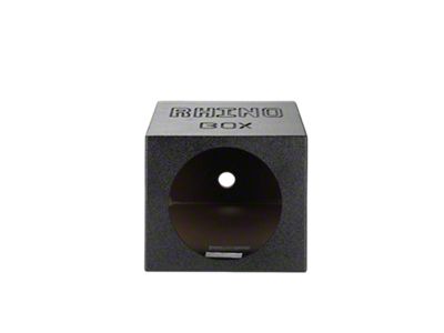 Rhino Box Single 15-Inch Subwoofer Box; Poly Coated (82-92 Firebird)