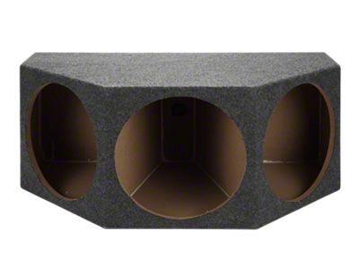 Rhino Box Triple 15-Inch Subwoofer Box; Carpeted (82-92 Firebird)