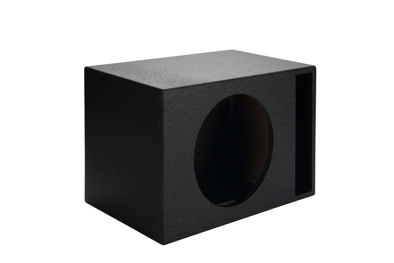 Ecklers Single 10-Inch Slot Ported Subwoofer Box; Poly Coated ...