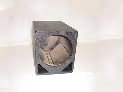 Rhino Box Single 10-Inch Double Ported Subwoofer Box; Poly Coated (Universal; Some Adaptation May Be Required)