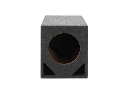 Single 12-Inch Double Ported Subwoofer Box; Carpeted (Universal; Some Adaptation May Be Required)
