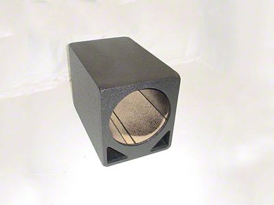Rhino Box Single 12-Inch Double Ported Subwoofer Box; Poly Coated (Universal; Some Adaptation May Be Required)