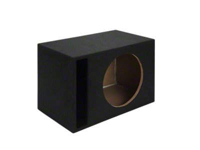 Single 12-Inch Slot Ported Subwoofer Box; Carpeted (Universal; Some Adaptation May Be Required)