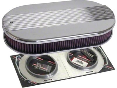 Ribbed Oval Air Cleaner 4x2